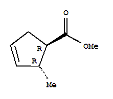 (1r,2r)-(9ci)-2-甲基-3-环戊烯-1-羧酸甲酯结构式_777918-14-6结构式