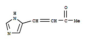 (9ci)-4-(1H-咪唑-4-基)-3-丁烯-2-酮结构式_77796-65-7结构式