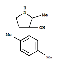 (9ci)-3-(2,5-二甲基苯基)-2-甲基-3-吡咯烷醇结构式_778523-09-4结构式
