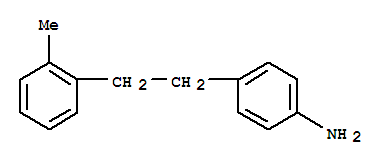 (9ci)-4-[2-(2-甲基苯基)乙基]-苯胺结构式_778536-82-6结构式