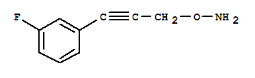 (9ci)-o-[3-(3-氟苯基)-2-丙炔]-羟胺结构式_778549-42-1结构式