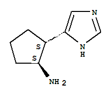反式-(9ci)-2-(1H-咪唑-4-基)-环戊胺结构式_778552-22-0结构式