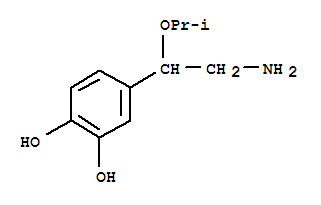 (9ci)-4-[2-氨基-1-(1-甲基乙氧基)乙基]-1,2-苯二醇结构式_779288-87-8结构式
