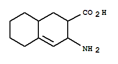 (9ci)-3-氨基-1,2,3,5,6,7,8,8a-八氢-2-萘羧酸结构式_779295-10-2结构式
