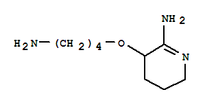 (9ci)-3-(4-氨基丁氧基)-3,4,5,6-四氢-2-吡啶胺结构式_779300-90-2结构式