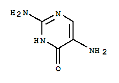 (9ci)-2,5-二氨基-4(1H)-嘧啶酮结构式_77994-12-8结构式