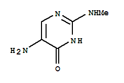 (9ci)-5-氨基-2-(甲基氨基)-4(1H)-嘧啶酮结构式_77994-14-0结构式