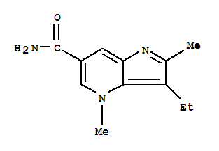 (9ci)-3-乙基-2,4-二甲基-4H-吡咯并[3,2-b]吡啶-6-羧酰胺结构式_780003-33-0结构式