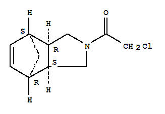 (9ci)-2-(氯乙酰基)-2,3,3a,4,7,7a-六氢-4,7-甲烷-1H-异吲哚结构式_78028-14-5结构式