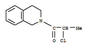 (9ci)-2-(2-氯-1-氧代丙基)-1,2,3,4-四氢-异喹啉结构式_78060-72-7结构式
