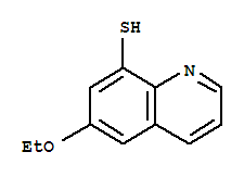 (9ci)-6-乙氧基-8-喹啉硫醇结构式_780692-40-2结构式