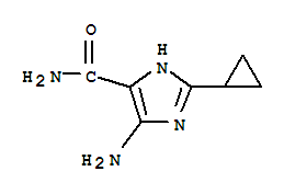 5-氨基-2-环丙基-1H-咪唑-4-羧酰胺结构式_780695-81-0结构式