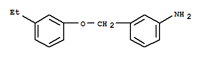 (9ci)-3-[(3-乙基苯氧基)甲基]-苯胺结构式_780707-02-0结构式