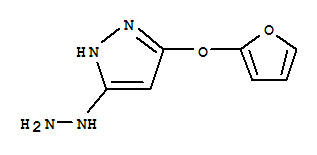 (9ci)-3-(2-呋喃氧基)-5-肼基-1H-吡唑结构式_780717-03-5结构式