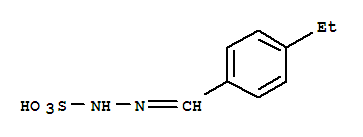 (9ci)-[(4-乙基苯基)亚甲基]-肼磺酸结构式_780731-89-7结构式