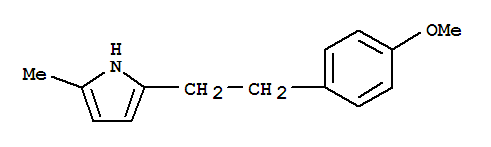 (9ci)-2-[2-(4-甲氧基苯基)乙基]-5-甲基-1H-吡咯结构式_780754-74-7结构式