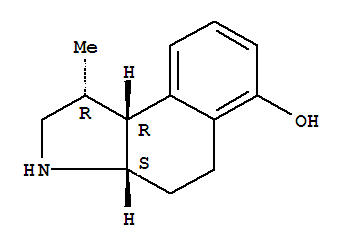 (1r,3as,9br)-rel-(9ci)-2,3,3a,4,5,9b-六氢-1-甲基-1H-苯[e]吲哚-6-醇结构式_781601-09-0结构式