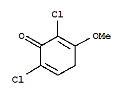 (9ci)-2,6-二氯-3-甲氧基-2,5-环己二烯-1-酮结构式_781615-08-5结构式