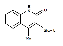 (9ci)-3-(1,1-二甲基乙基)-4-甲基-2(1H)-喹啉酮结构式_781664-99-1结构式