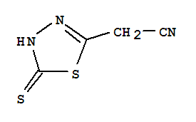 4,5-二氢-5-硫氧代-1,3,4-噻二唑-2-乙腈结构式_782407-51-6结构式