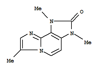 (9ci)-1,3-二氢-1,3,7-三甲基-2H-二咪唑并[1,2-a:4,5-c]吡啶-2-酮结构式_782409-78-3结构式