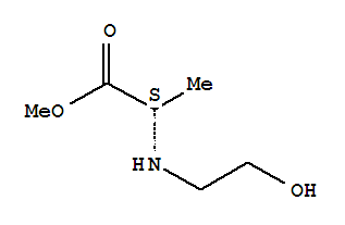 (9ci)-n-(2-羟基乙基)-L-丙氨酸甲酯结构式_782420-80-8结构式