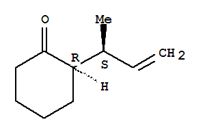 (2r)-(9ci)-2-[(1s)-1-甲基-2-丙烯基]-环己酮结构式_782479-82-7结构式