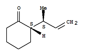(2s)-(9ci)-2-[(1s)-1-甲基-2-丙烯基]-环己酮结构式_782479-84-9结构式
