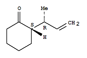 (2s)-(9ci)-2-[(1r)-1-甲基-2-丙烯基]-环己酮结构式_782479-85-0结构式
