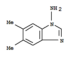 (9ci)-5,6-二甲基-1H-苯并咪唑-1-胺结构式_78288-57-0结构式