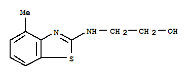 (9ci)-2-[(4-甲基-2-苯并噻唑)氨基]-乙醇结构式_78290-90-1结构式