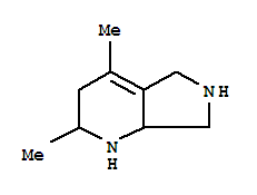 (9ci)-2,3,5,6,7,7a-六氢-2,4-二甲基-1H-吡咯并[3,4-b]吡啶结构式_783277-78-1结构式