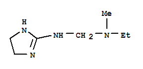 (9ci)-n-(4,5-二氢-1H-咪唑-2-基)-n-乙基-n-甲基-甲烷二胺结构式_783289-31-6结构式
