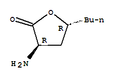 (3r,5r)-(9ci)-3-氨基-5-丁基二氢-2(3H)-呋喃酮结构式_783294-17-7结构式