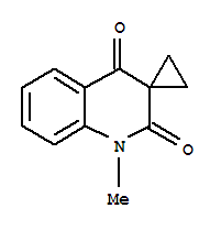 (9CI)-1-甲基螺[环丙烷-1,3(2H)-喹啉]-2,4(1H)-二酮结构式_783324-30-1结构式