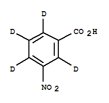 间硝基苯甲酸-D4结构式_78399-78-7结构式