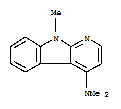 (9ci)-n,n,9-三甲基-9H-吡啶并[2,3-b]吲哚-4-胺结构式_784076-51-3结构式