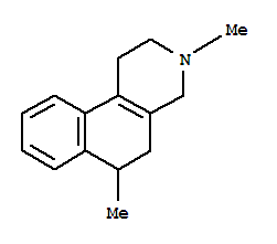 (9ci)-1,2,3,4,5,6-六氢-3,6-二甲基-苯[f]异喹啉结构式_784080-01-9结构式