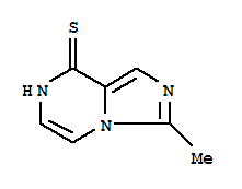 (9ci)-3-甲基-咪唑并[1,5-a]吡嗪-8(7h)-硫酮结构式_784082-29-7结构式