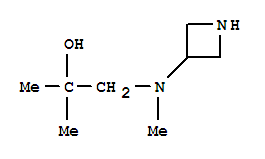 (9ci)-1-(3-氮杂啶甲基氨基)-2-甲基-2-丙醇结构式_784117-83-5结构式