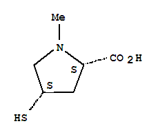 (4s)-(9ci)-4-疏基-1-甲基-L-脯氨酸结构式_784132-86-1结构式