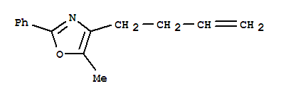 Oxazole, 4-(3-butenyl)-5-methyl-2-phenyl-(9ci)Structure,784149-80-0Structure Oxazole, 4-(3-butenyl)-5-methyl-2-phenyl-(9ci) Structure,784149-80-0Structure