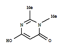(9ci)-6-羟基-2,3-二甲基-4(3H)-嘧啶酮结构式_784995-34-2结构式