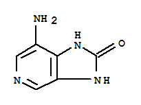 7-氨基-1,3-二氢-2H-咪唑并[4,5-c]吡啶-2-酮结构式_784999-93-5结构式
