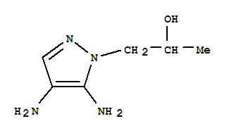 4,5-二氨基--alpha--甲基-1H-吡唑-1-乙醇结构式_785042-35-5结构式