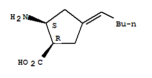 (1r,2s)-rel-(9ci)-2-氨基-4-戊基-环戊烷羧酸结构式_785045-27-4结构式