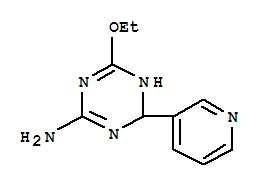 (9ci)-4-乙氧基-1,6-二氢-6-(3-吡啶)-1,3,5-噻嗪-2-胺结构式_785719-54-2结构式