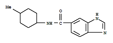 (9ci)-n-(4-甲基环己基)-1H-苯并咪唑-5-羧酰胺结构式_785813-32-3结构式