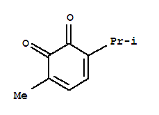 (9ci)-3-甲基-6-(1-甲基乙基)-3,5-环己二烯-1,2-二酮结构式_78617-27-3结构式