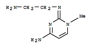 (9ci)-n-(4-氨基-1-甲基-2(1h)-嘧啶)-1,2-乙烷二胺结构式_786586-27-4结构式